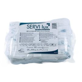 SERVI lux - niejałowe serwety operacyjne z gazy  nitką RTG i tasiemką