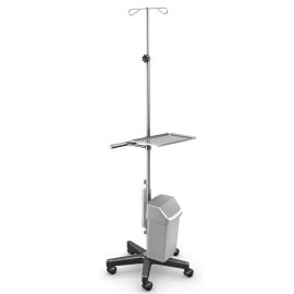 Stojak kroplówki SK-01 z wyposażeniem, regulacja wysokości 1320-2150 mm, przystosowany do instalacji pompy infuzyjnej SK - 01