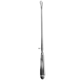 Skrobaczka maciczna BUMM ostra, długość 34 cm