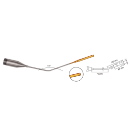 Sonda łopatkowa L-50/RF, krioszpatułka, do konchoplastyki i polipów nosowych, do aparatu do kriochirurgii Cryo-S Mini