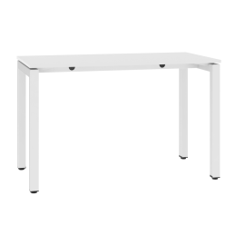 Stół biurowy, metalowy, na stopkach regulujących wysokość, 745-770 mm x 1200 mm x 600 mm, STB 1260