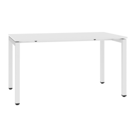 Stół biurowy, metalowy, na stopkach regulujących wysokość, 745-770 mm x 1200 mm x 800 mm, STB 1280