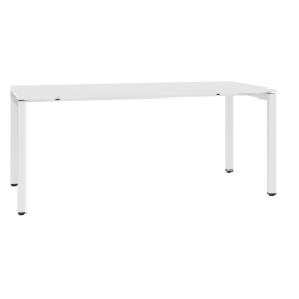 Stół biurowy, metalowy, na stopkach regulujących wysokość, 745-770 mm x 1800 mm x 800 mm, STB 1880