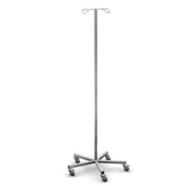 Stojak kroplówki  SK-02, bez regulacji wysokości, wysokość całkowita 1800 mm