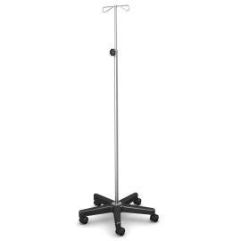 Stojak kroplówki  SK-01 z regulacją wysokości w zakresie: 1320-2150 mm, przystosowany do instalacji pompy infuzyjnej