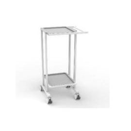 Stolik oddziałowy D-02-33MR wykonany z materiałów niemagnetycznych, przeznaczony do pracowni MRI - wymiary całkowite: 490x430x890 mm