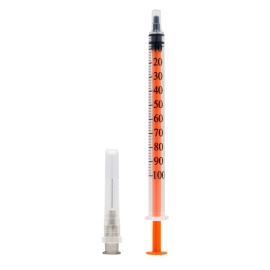 Strzykawka do insuliny 1ml U100, z igłą zdejmowaną 0,40x13mm, dicoSULIN Zarys - op. 100 szt.