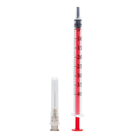 Strzykawka do insuliny 1ml U40, z igłą zdejmowaną 0,40x13mm, dicoSULIN Zarys - op. 100 szt.