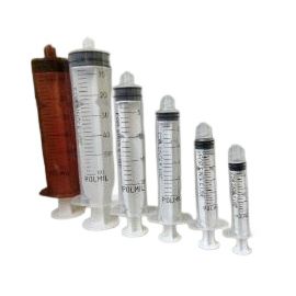 Strzykawka do pomp infuzyjnych,  bursztynowa luer lock - 50/60 ml