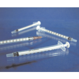 Strzykawka do insuliny z igłą wtopioną BD 1ml, 0,3x13 op.'120
