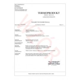 Świadectwo wzorcowania standardowe - pomiar temperatury i wilgotności