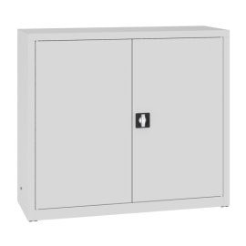 Szafa biurowa, metalowa, 2-drzwiowa, 2 półki, 1040 mm x 1200 mm x 435 mm, SBM 107M LX