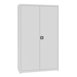 Szafa biurowa, metalowa, 2-drzwiowa, 4 półki, 1990 mm x 1200 mm x 435 mm, SBM 212 M LX
