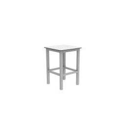 Taboret wykonany z materiałów niemagnetycznych, przeznaczony do pracowni MRI - TB-05MR, wysokość 45 cm 