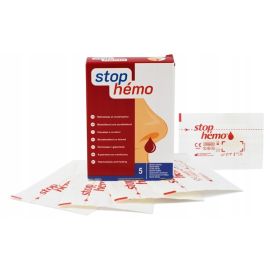 Tampony/plastry do nosa STOP HEMO na krwawienia z nosa, sterylne - opakowanie 5 sztuk