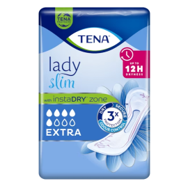 Tena Lady Slim Extra, wkładki urologiczne, podpaski na średnie nietrzymanie moczu - op. 10 szt./20 szt.