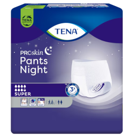 Tena Pants Proskin Super Night, uniwersalne majtki chłonne na noc, bielizna na znaczne nietrzymanie moczu, M-L - op. 10 szt./30 szt.