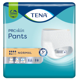 Tena Pants Proskin Normal, uniwersalne majtki chłonne, bielizna na średnie i znaczne nietrzymanie moczu, S-XL - op. 10 szt./15 szt./30 szt.