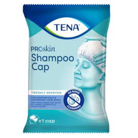 Tena Proskin Shampoo Cap, czepek do mycia włosów bez użycia wody, z odżywką - 1 szt.