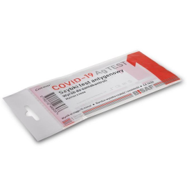 Test na obecność antygenu SARS-CoV-2, wymaz z nosa, złoto koloidalne, Coretest BISAF - 1 szt.