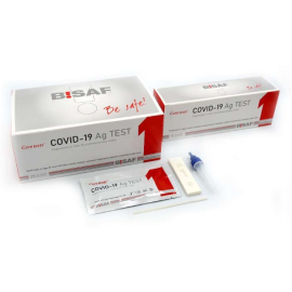 Test na obecność antygenu SARS-CoV-2, wymaz z nosa, złoto koloidalne, Coretest BISAF - op. 25 szt.
