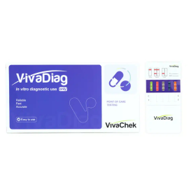 Test narkotykowy wieloparametrowy VivaDiag BISAF, kasetkowy, z moczu, 10 substancji - op. 1 szt.