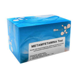 Test narkotykowy METAMFETAMINA STRIP BioLine, paskowy, z moczu, na metamfetaminę (MET) - op. 10 szt.