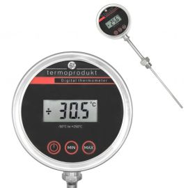 Termometr tarczowy cyfrowy z sondą TOMATO