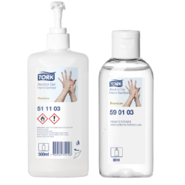 Tork, alkoholowy żel do higienicznej i chirurgicznej dezynfekcji rąk, Alcohol Gel Hand Sanitizer, Premium - op 12 szt./24 szt.