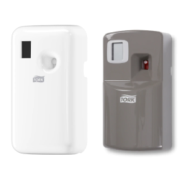 Tork, dozownik do odświeżaczy powietrza w sprayu, automatyczny, biały/szary, A1, Air Freshener Spray Dispenser, Elevation
