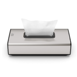Tork, dozownik nablatowy/ścienny na chusteczki higieniczne, F1, stal nierdzewna, Extra Soft Facial Tissues Dispenser, Image Design