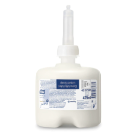 Tork, ekstradelikatne mydło w płynie mini, białe, S2, Extra Mild Liquid Soap Mini, Premium, 475 ml - op 8 szt.