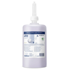 Tork, luksusowe mydło w płynie, S1, zapach jaśminu, Luxury Soft Liquid Soap, Premium, 1 L - op 6 szt.