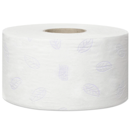 Papier toaletowy Mini Jumbo, 2-warstwowy, T2, 9,7 cm x 20 cm x 180 m, makulatura, biały, Tork Soft Mini Jumbo Toilet Roll Premium - op. 12 szt.
