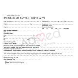 Opis badania USG ciąży 18-22/28-32 tydzień