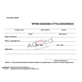 Wynik badania cytologicznego wg Papanicolau