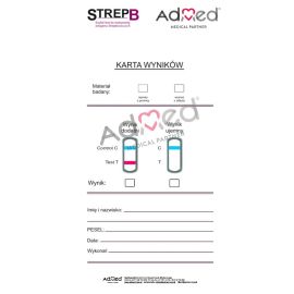 Karta wyników Strep B