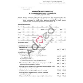 Ankieta świadczeniobiorcy - gruźlica
