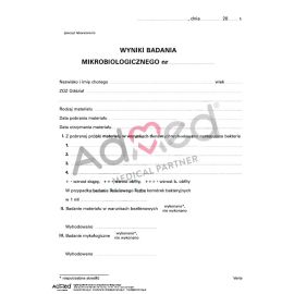 Wynik badania mikrobiologicznego