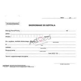 Skierowanie do szpitala