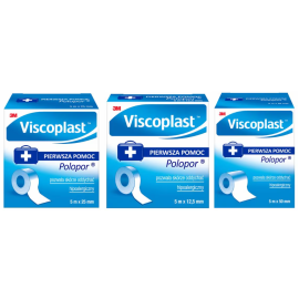 Plaster włókniowy Polopor Viscoplast 3M ( 1,25cm, 2,5cm lub 5cm )