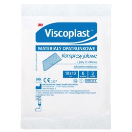 Kompresy gazowe jałowe (3 sztuki) - Viscoplast™ 3M