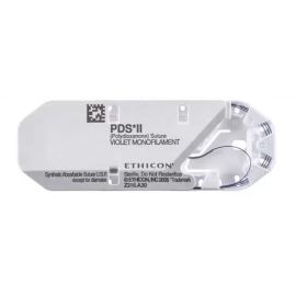 Szew wchłanialny syntetyczny PDS II W9366T rozm. 0 ; 1/2 koła ; igła okrągło-tnąca 40mm ; 90cm ; fioletowy,