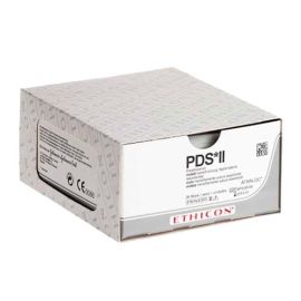 Szew wchłanialny syntetyczny PDS II Z991H rozm. 6/0 ; igła 13 mm - 3/8 koła ; dł. 70 cm fiolet