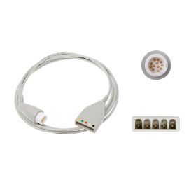 Kabel EKG do monitorowania rozłączny, 5-odprowadzeniowy, system VS, wtyk okrągły 12-pin, dł. 270 cm, op. 1 szt.