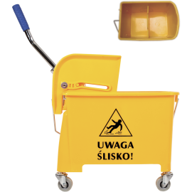 Wózek jednowiaderkowy z prasą pojemność 20l