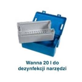Wanna Anios 20 litrów, do dezynfekcji narzędzi (dwie wanny/jedno sito)- możliwość sterylizacji