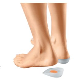 Wkładki do butów pod piętę, silikonowe, CALCALASTIC Sporlastic - 1 para