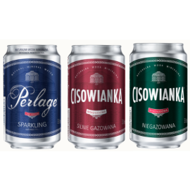 Woda mineralna 330ml puszka