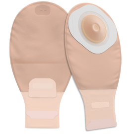 Worek stomijny jednoczęściowy średni, otwarty, z filtrem i gotowym otworem, beżowy, Esteem®+ Convex Convatec